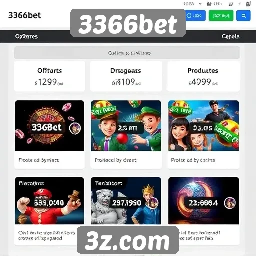 Ofertas e promoções atraentes no 3366bet