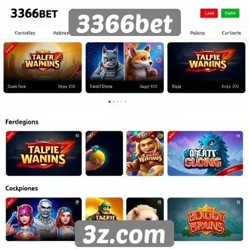 Jogos populares disponíveis na plataforma 3366bet